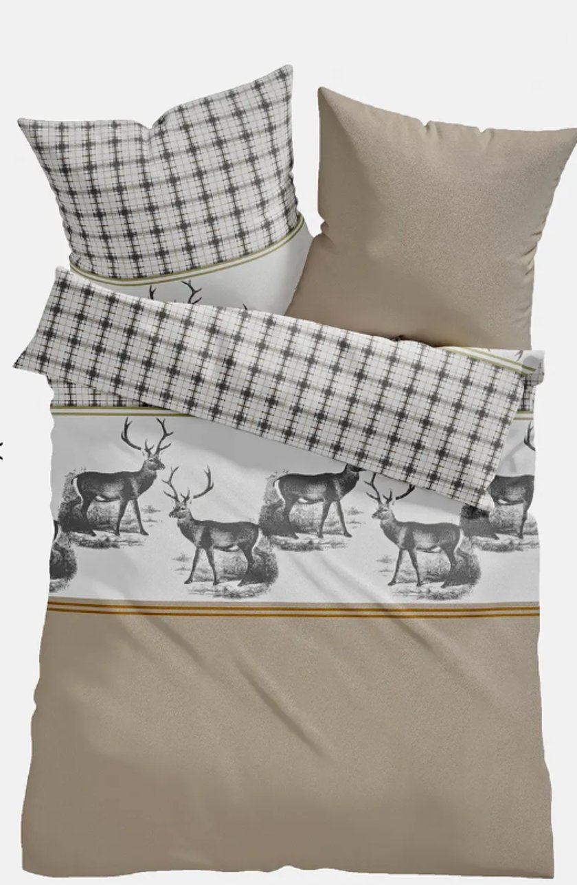 Bettwäsche mit Hirschen Bettwäsche mit Hirschen