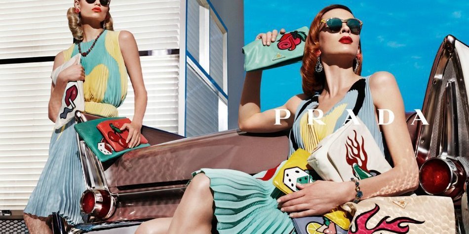 Prada sorgt für Sommer, Sonne und Spaß Prada sorgt für Sommer, Sonne und Spaß