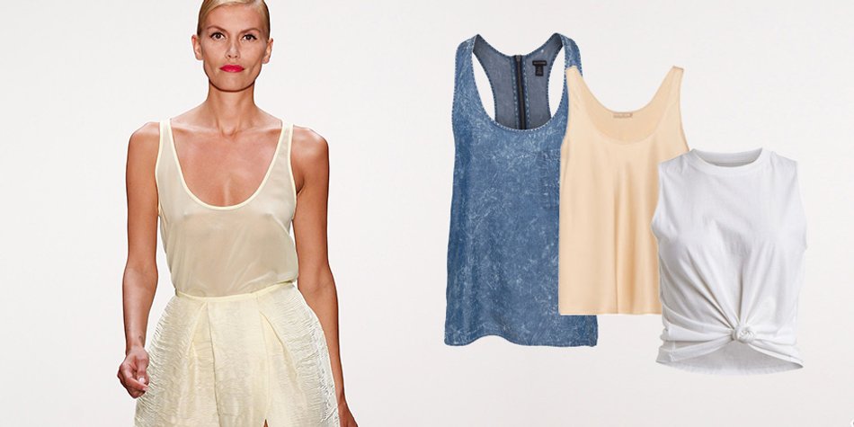 Das Tank-Top mal anders: So stylen Sie das Basic elegant Das Tank-Top mal anders: So stylen Sie das Basic elegant