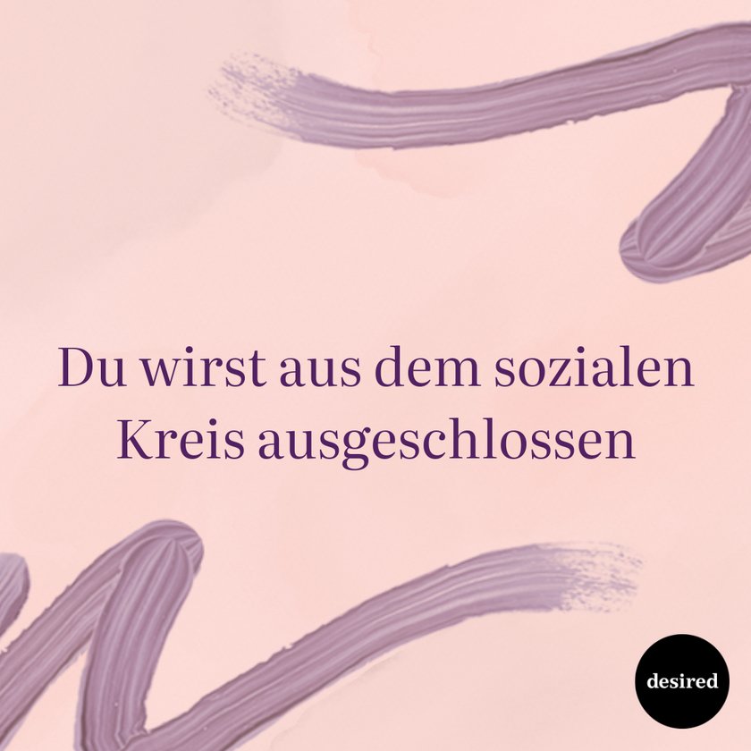 Du wirst aus dem sozialen Kreis ausgeschlossen Du wirst aus dem sozialen Kreis ausgeschlossen