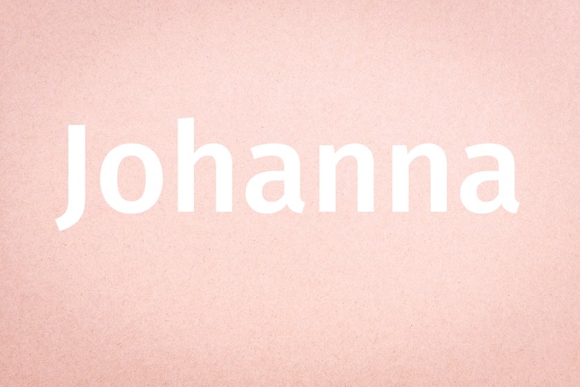Biblische Mädchennamen und ihre Bedeutung - Johanna