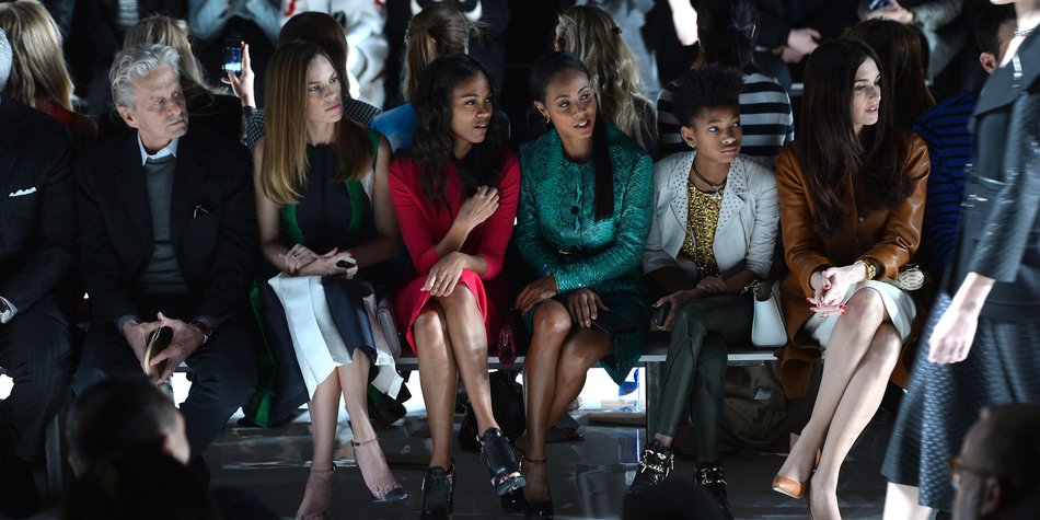 Die Frontrows bei der New York Fashion Week 2013 Die Frontrows bei der New York Fashion Week 2013