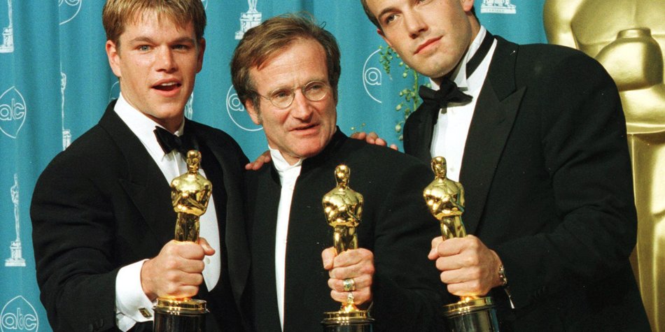 Matt Damon verabschiedet sich von Robin Williams Matt Damon verabschiedet sich von Robin Williams