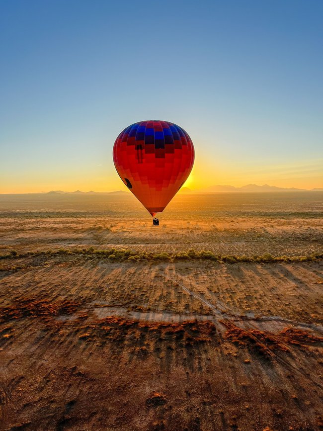 Heißluftballonfahrt in Arizona