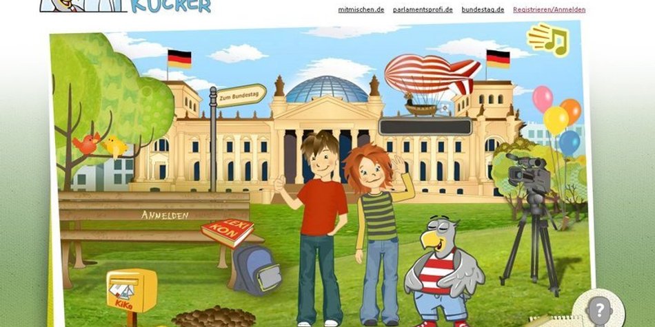 Bundestag verbessert Online-Angebot für Kinder Bundestag verbessert Online-Angebot für Kinder