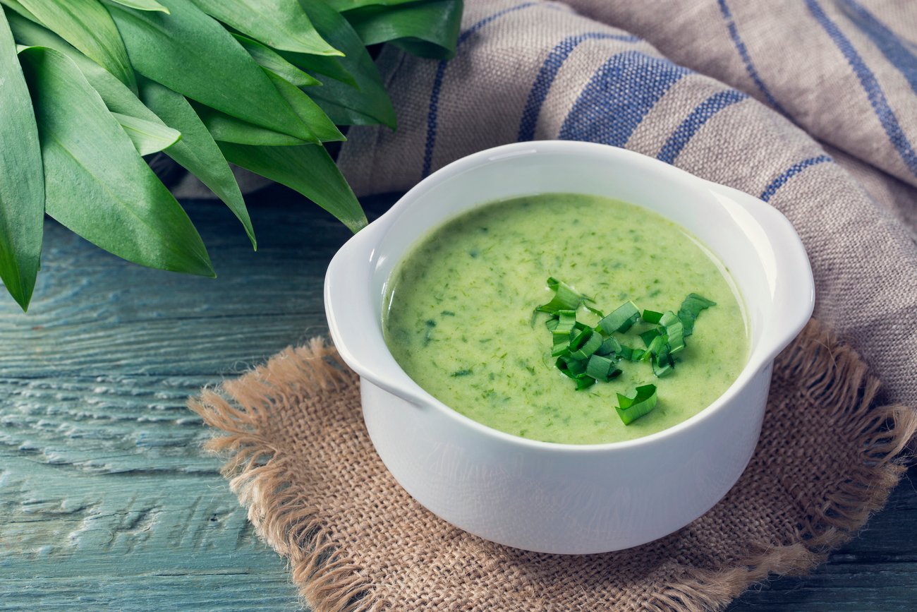 Bärlauchrezepte: Bärlauch-Creme-Suppe Bärlauchrezepte: Bärlauch-Creme-Suppe