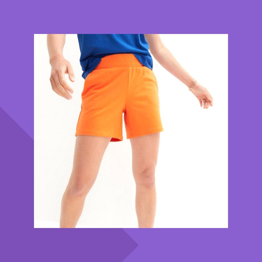 Sweat-Shorts mit hohem Bund