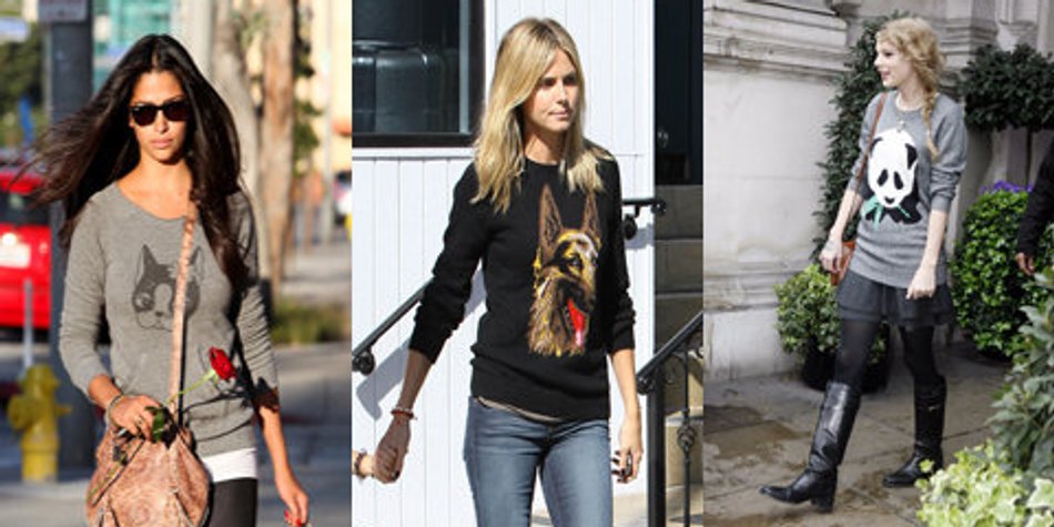 Modetrend Animals: Tiere auf der Brust Modetrend Animals: Tiere auf der Brust