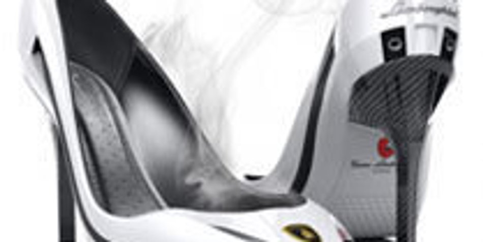 Lamborghini entwirft einen Auto-Schuh Lamborghini entwirft einen Auto-Schuh
