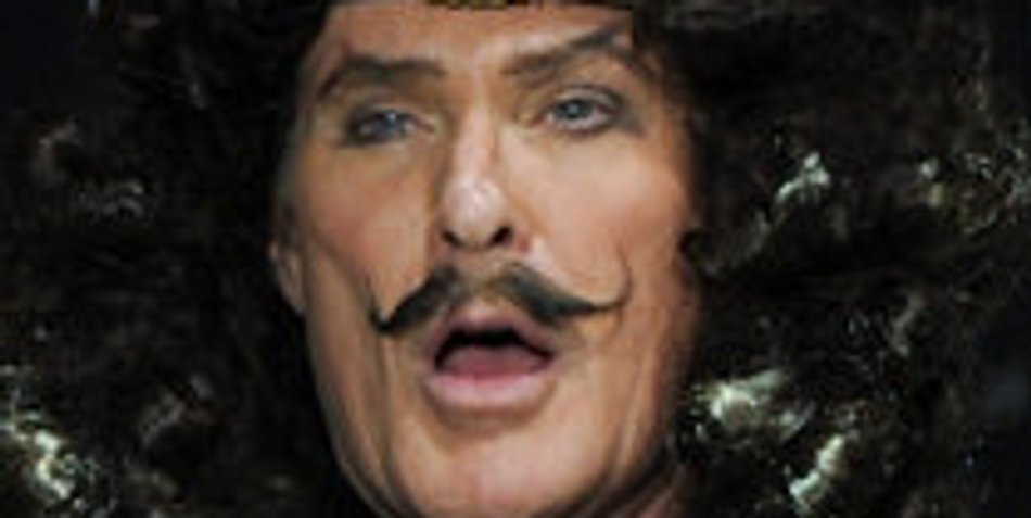 David Hasselhoff als fieser Captain Hook David Hasselhoff als fieser Captain Hook