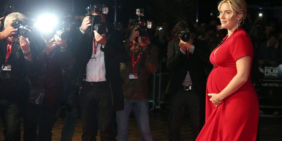Kate Winslet hochschwanger auf dem roten Teppich Kate Winslet hochschwanger auf dem roten Teppich