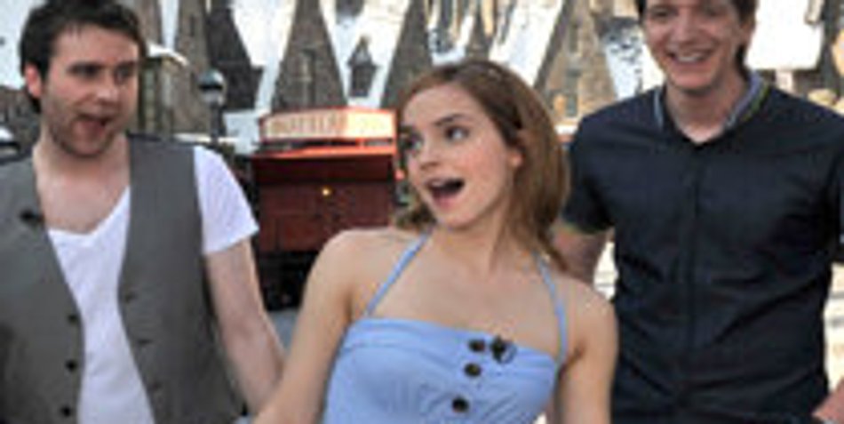 Harry-Potter-Stars besuchen „Wizarding World“ Harry-Potter-Stars besuchen „Wizarding World“