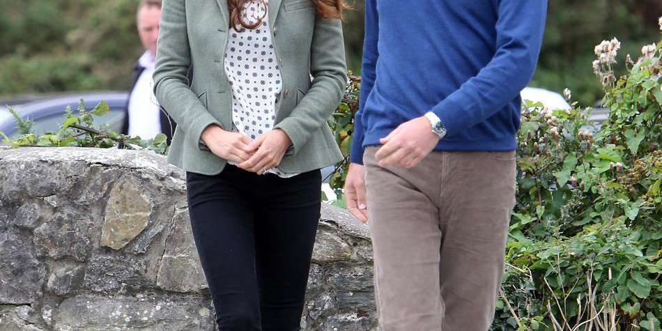Kate Middleton und Prinz George besuchen den Ur-Opa Kate Middleton und Prinz George besuchen den Ur-Opa