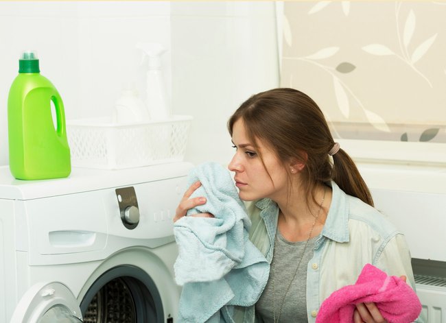 Handtücher waschen bei richtiger Temperatur