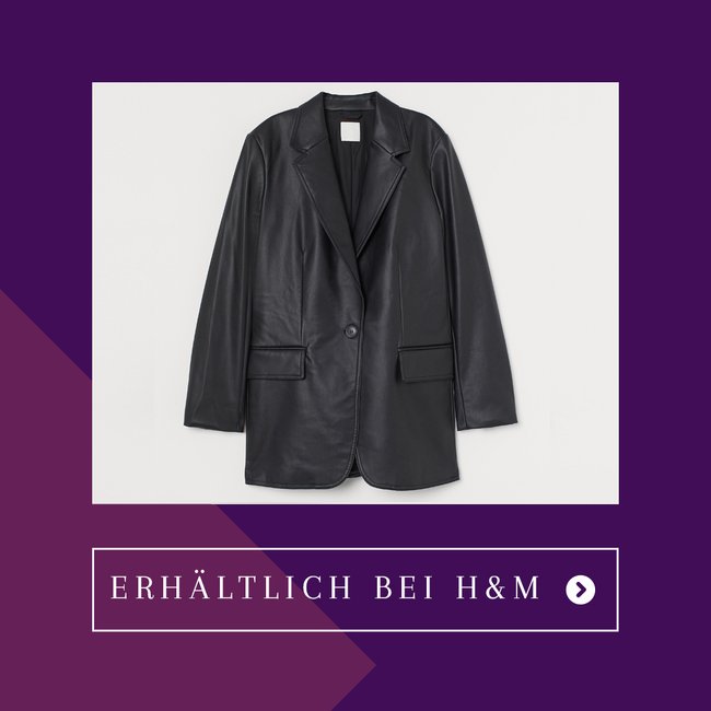Lederblazer H&M