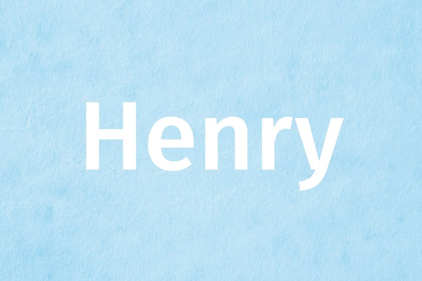 Name Henry