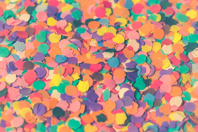 bunte Konfetti 