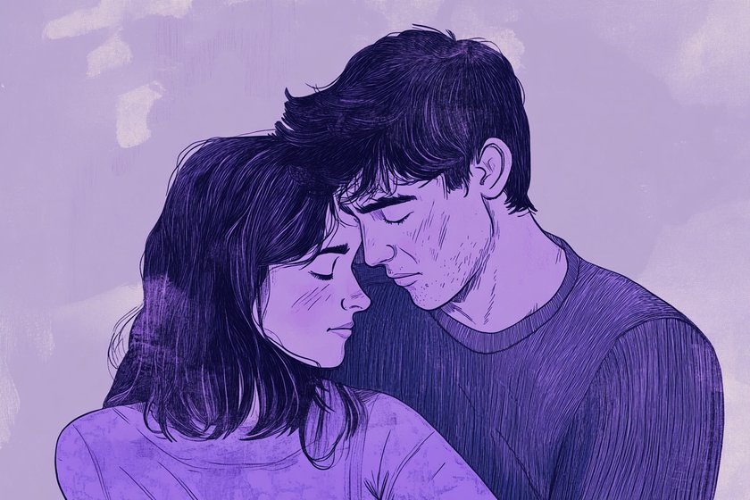 Illustration eines Paares