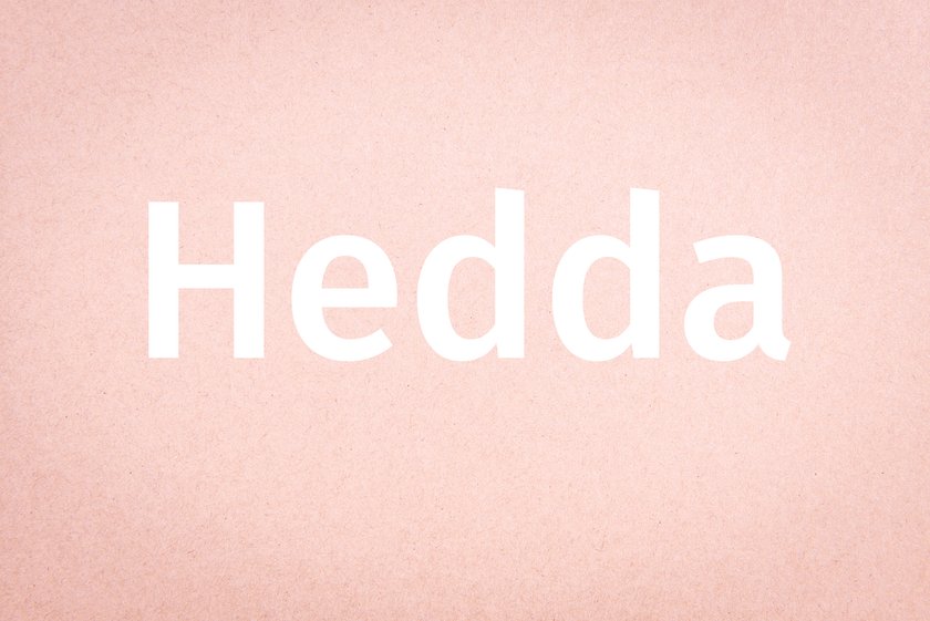 Nordische Mädchennamen - Hedda
