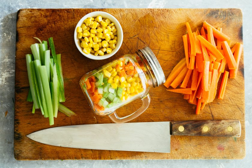 Einfacher Lunchbox-Salat