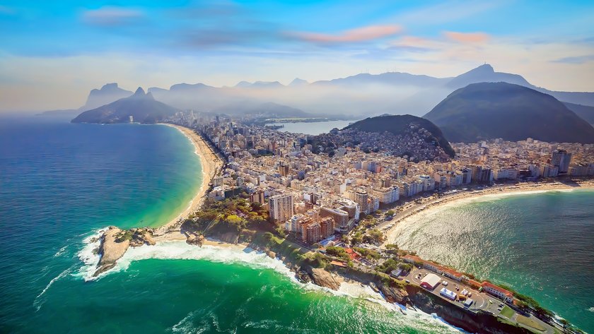 Copacabana und Ipanema Strand, Brasilien