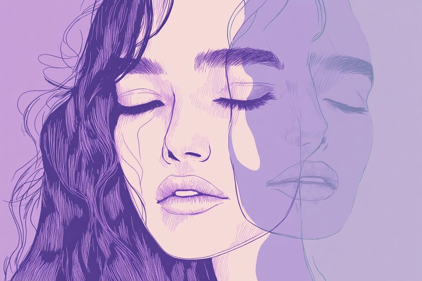 Illustration einer Frau 