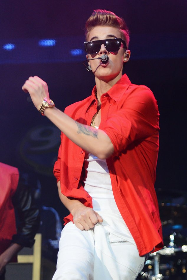 Justin Bieber bei einem Konzert Justin Bieber bei einem Konzert