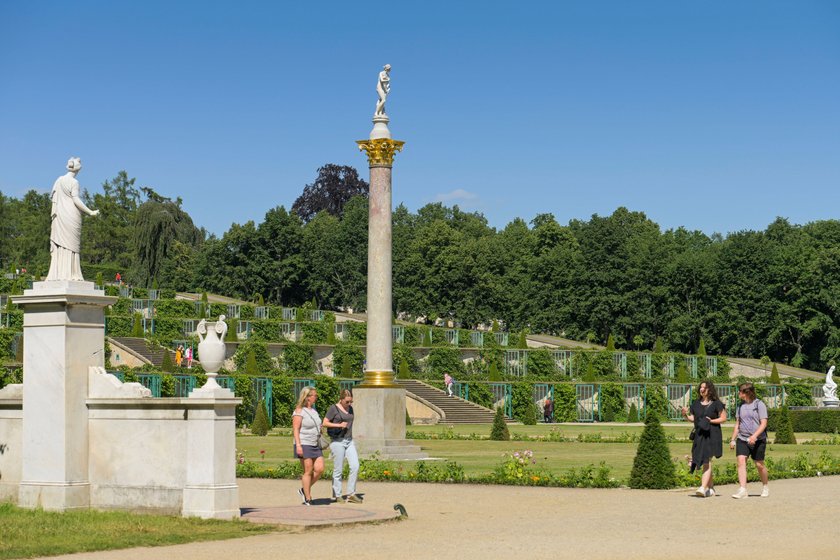 Weinbergterrassen inPotsdam, Brandenburg.