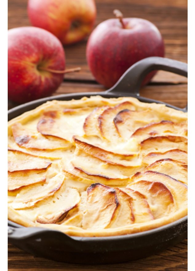 Apfeltarte servierfertig Apfeltarte servierfertig