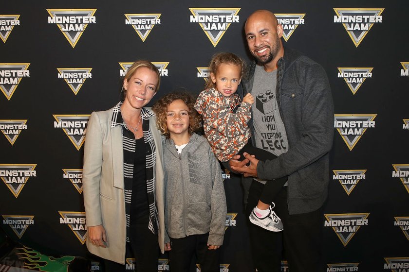 Kendra Wilkinson, ihr Mann Hank und ihre zwei Kinder, Sohn Hank Jr. und Tochter Alijah.
