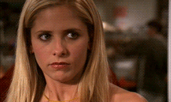 Buffy guckt böse
