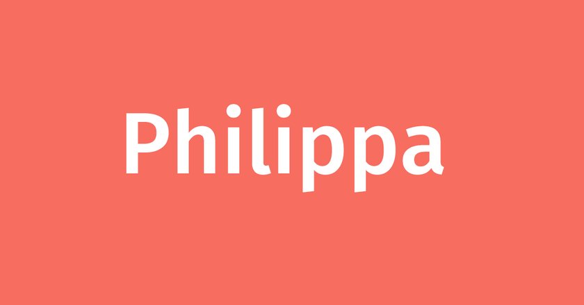 Royale Vornamen Philippa