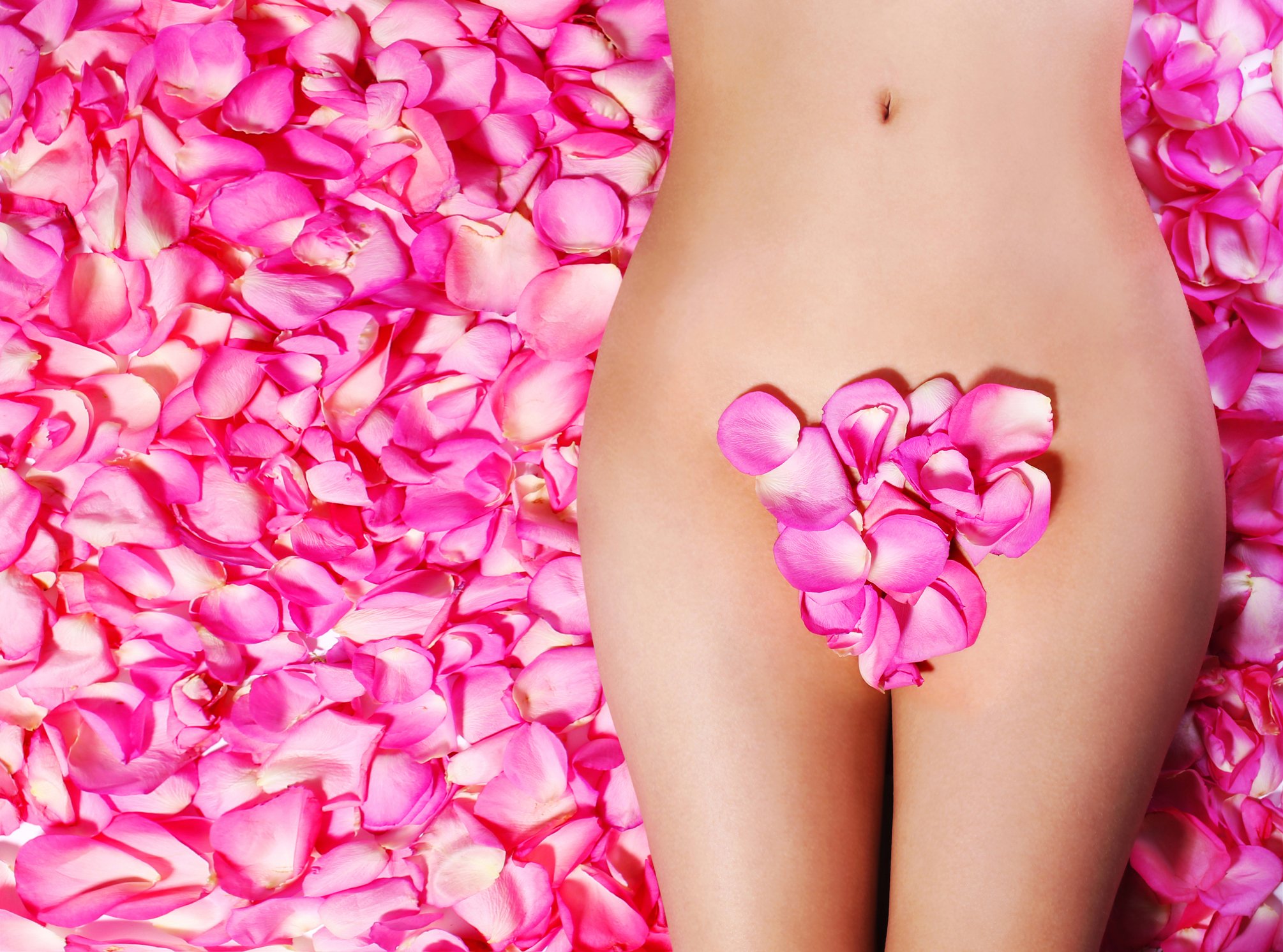 61ea5a9babc7a4a05b2d76c42a AzA3NmE5YmEwMjYy petals of pink roses on womans body waxing bikini zone