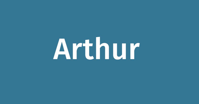 Royale Vornamen Arthur