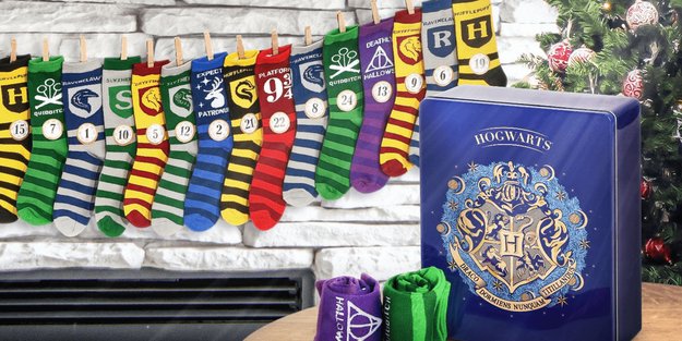 Für Harry-Potter-Fans: Dieser Socken-Adventskalender bringt ein bisschen Magie in die Weihnachtszeit
