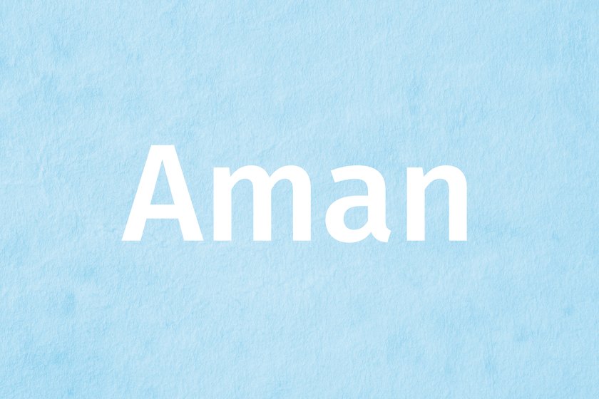 Name Aman
