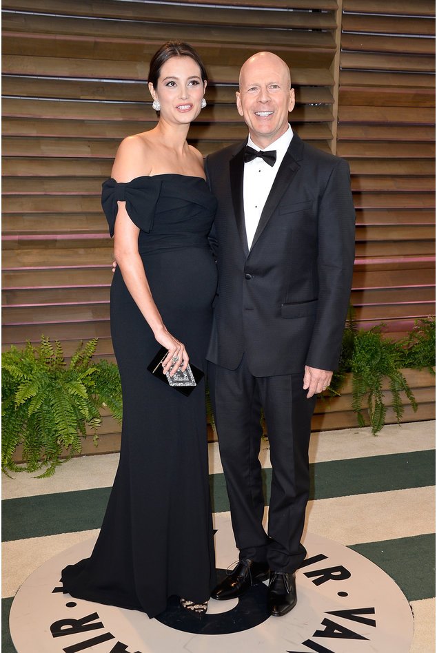 Bruce Willis und Emma Heming-Willis auf der Vanity Fair Party 2014 Bruce Willis und Emma Heming-Willis auf der Vanity Fair Party 2014