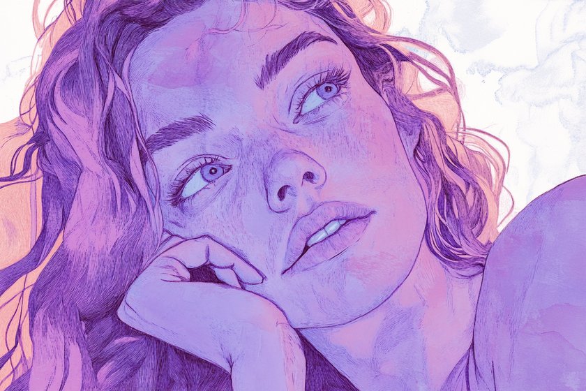 Illustration einer Frau