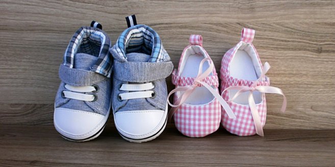 Geschlecht erkennen: Babyschuhe Geschlecht erkennen: Babyschuhe
