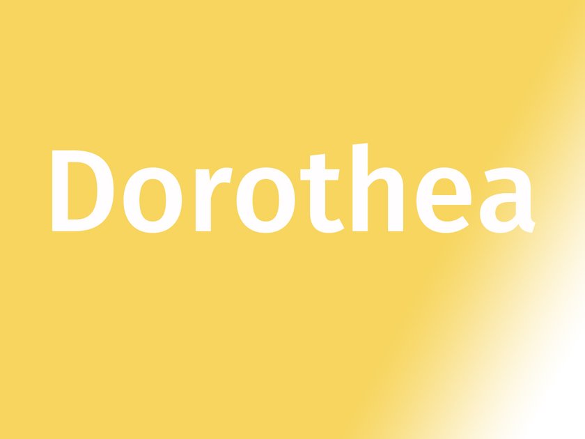 Name Dorothea