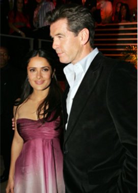 Salma Hayek und Pierce Brosnan heute Abend im TV Salma Hayek und Pierce Brosnan heute Abend im TV