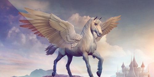Pegasus-Tattoo: So schön ist das mystische Wesen als Motiv
