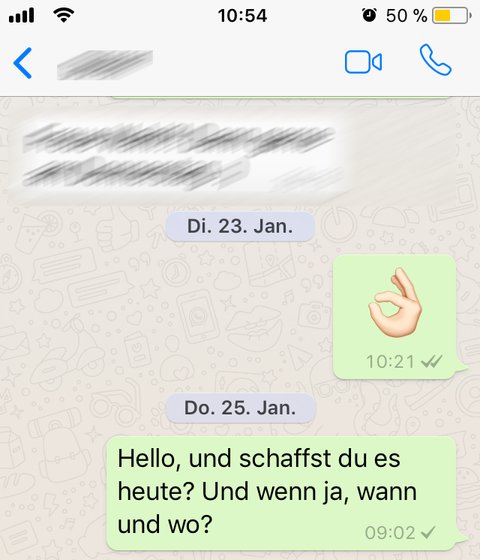 Whatsapp geblockt bei Whatsapp blockierung