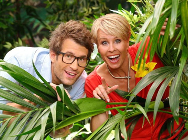 Sonja Zietlow und Daniel Hartwich im Dschungelcamp Sonja Zietlow und Daniel Hartwich im Dschungelcamp