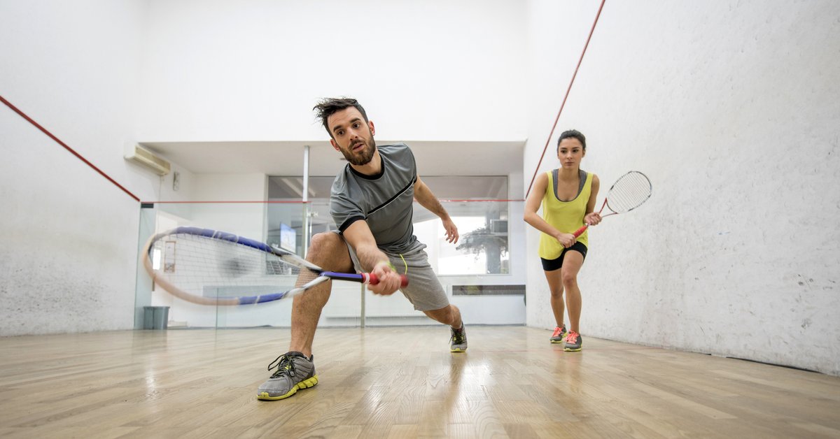 Kalorienverbrauch Squash Hartes Training mit viel Spaß