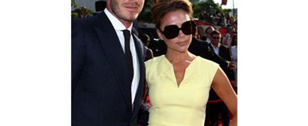 Victoria und David Beckham auf dem roten Teppich