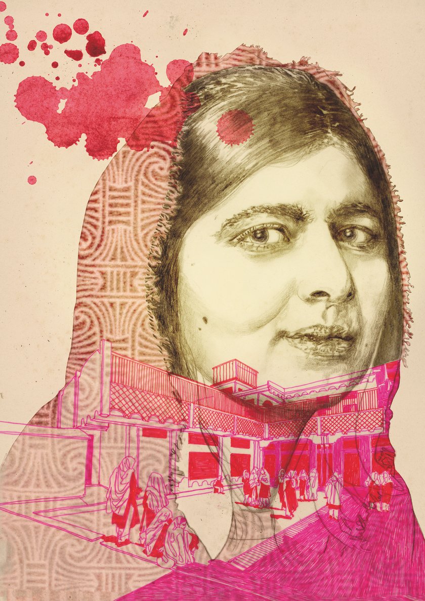 Portraitreihe Starke Frauen Birgit Lang Malala Yousafzai
