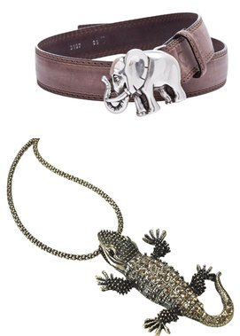 Elefanten- und Krokodil-Accessoires Elefanten- und Krokodil-Accessoires