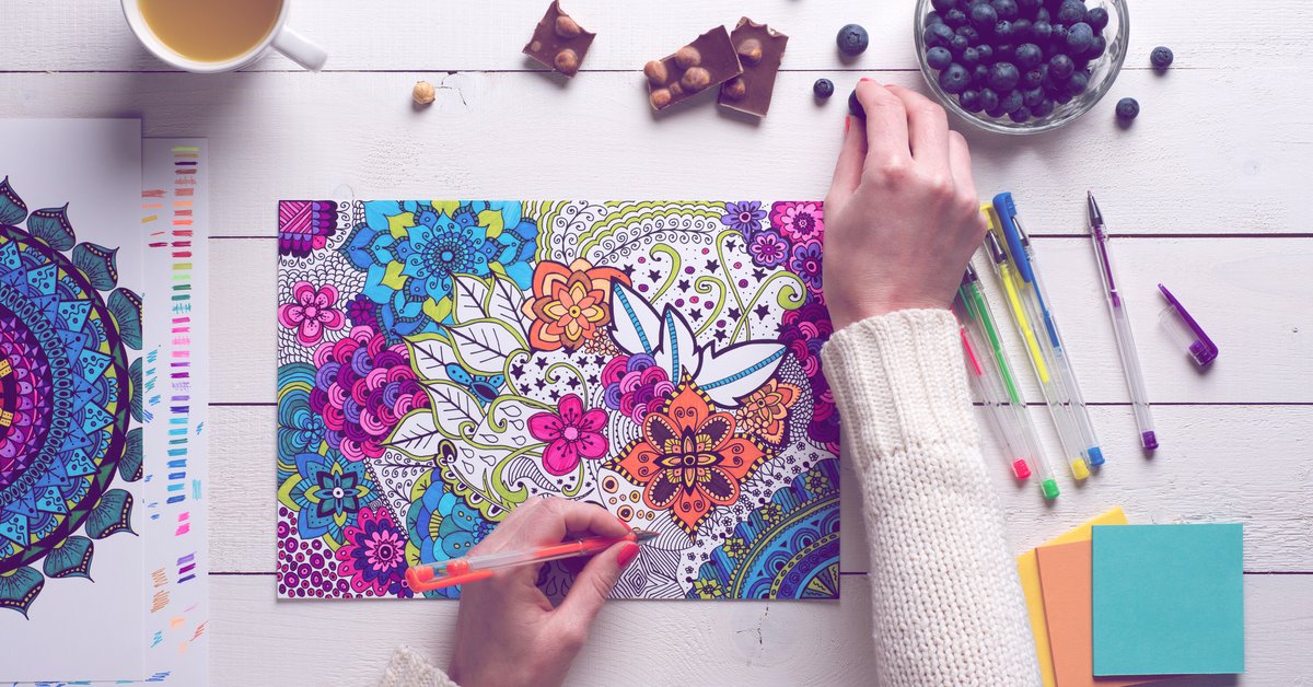  Die 6 besten Malbücher für Erwachsene gegen Corona-Langeweile 