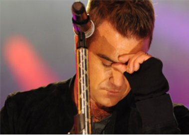 Robbie Williams kämpft Robbie Williams kämpft